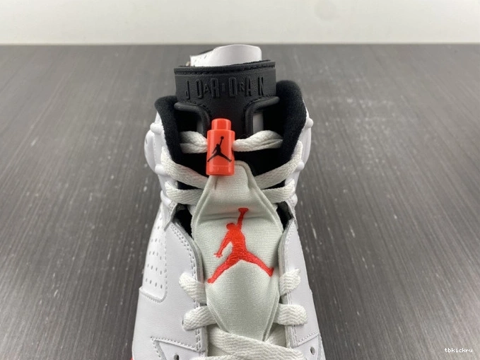 Cheap TBK Infrared Retro Jordan (2014) White 384664-123 6 0709